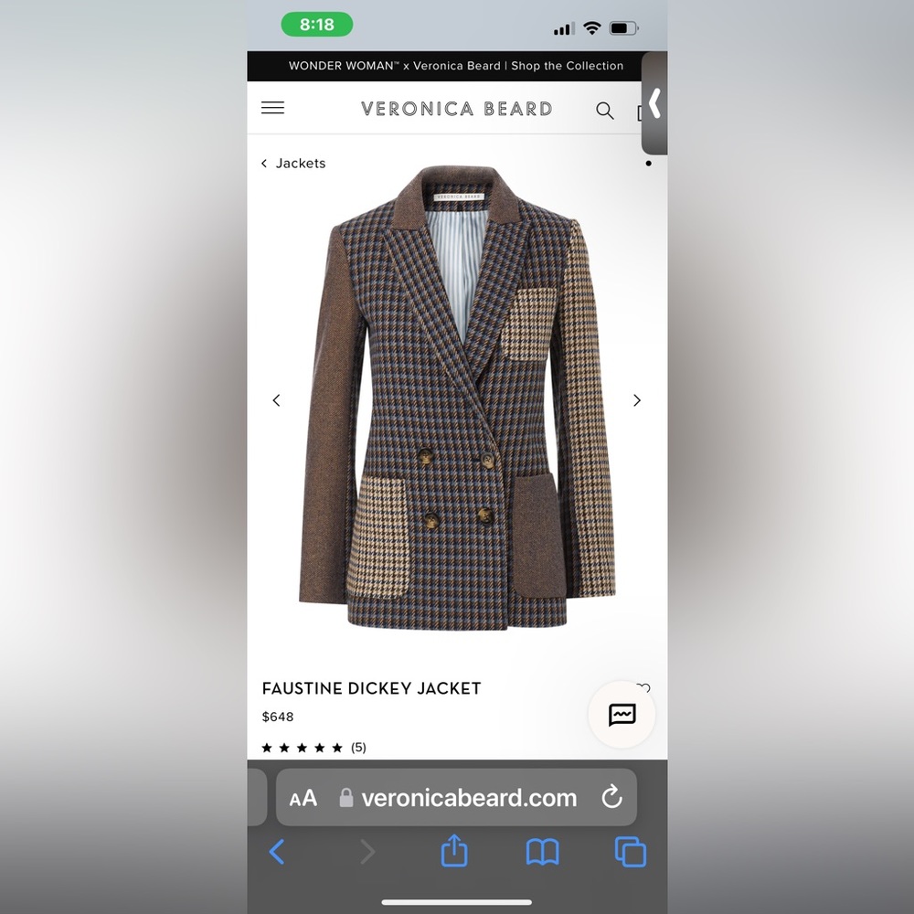 Veronica Beard Faustine Dickey Jacket